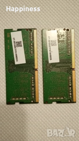RAM памет DDR4 за лаптоп 2 броя комплект за 28 лв , снимка 3 - Части за лаптопи - 52294120