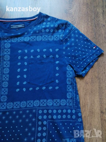 tommy hilfiger - страхотна мъжка тениска M, снимка 2 - Тениски - 50535797