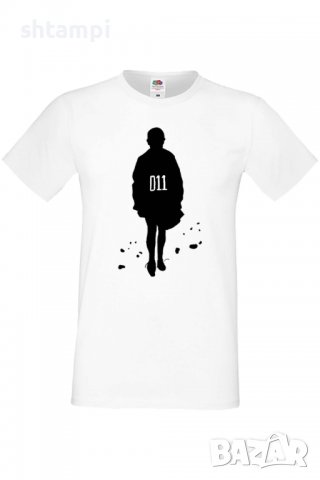Мъжка тениска Stranger Things Eleven 3,Филм,Сериал,, снимка 3 - Тениски - 37568373