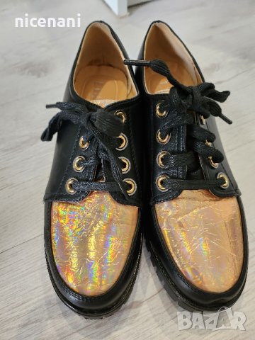 Обувки с златен акцент, снимка 9 - Дамски ежедневни обувки - 42462754