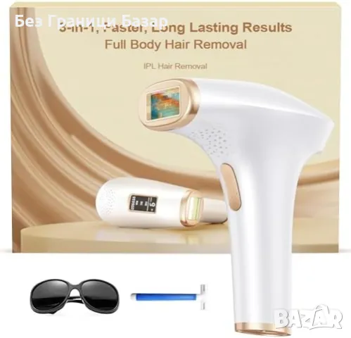 Нов IPL лазер за безболезнено обезкосмяване - 3 в 1, бърз и ефективен, снимка 9 - Други - 48602922