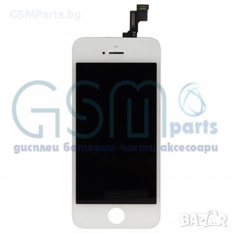 LCD Дисплей + Тъч скрийн за Apple iPhone 5S - Бял/Черен в Резервни части за  телефони в гр. Пловдив - ID38870092 — Bazar.bg