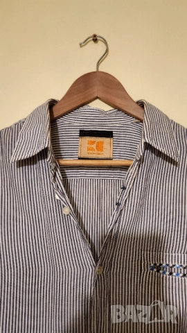 Риза на райе BOSS Orange (Hugo Boss), снимка 2 - Ризи - 52828617