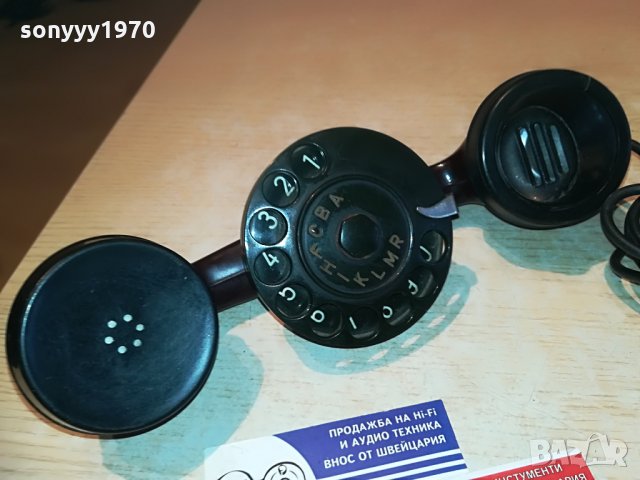 БАКЕЛИТ АНТИКА-ТЕЛЕФОН С ШАИБА-КОЛЕКЦИЯ