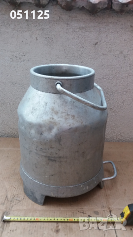 стар алуминиев гюм за мляко, 30 литра , снимка 2 - Антикварни и старинни предмети - 44529693