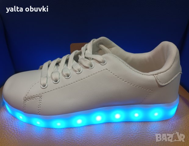 Светещи кецове PLIWAMA , снимка 2 - Маратонки - 40367335