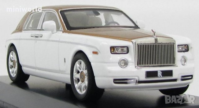 Rolls-Royce Phantom "Middle east special" 2010 White and Gold - мащаб 1:43 на IXO моделът е нов, снимка 4 - Колекции - 31644694