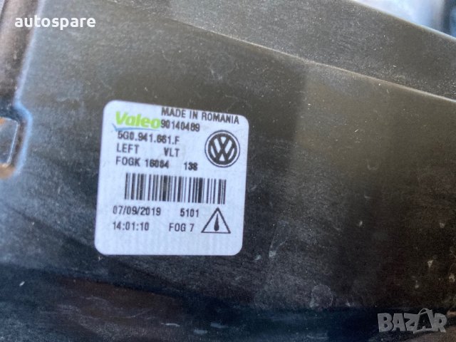 Ляв халоген за Vw Golf mk7. Голф 7. 15-19. , снимка 4 - Части - 42538470