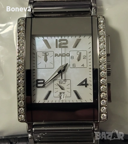 ОРИГИНАЛ Rado DiaStar Mother Of Pearl Diamond 538.0670.3, снимка 4 - Мъжки - 54353983