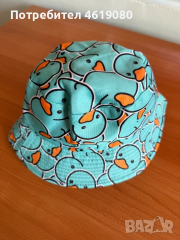 Лятна шапка bucket hat с патета – унисекс