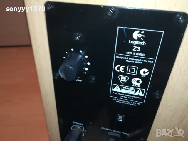 LOGITECH Z-3 БУФЕР С УСИЛВАТЕЛ И 2 КОЛОНИ 0811252011LCHERY2, снимка 7 - Тонколони - 52345383