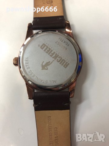 Кафяв кожен часовник Ruckfield, снимка 5 - Мъжки - 38920215