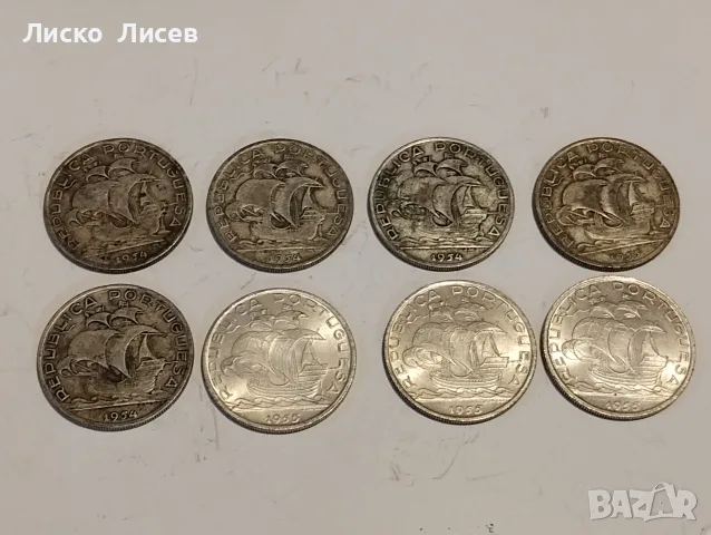 Португалия 10 ескудо (1954-1955) сребро