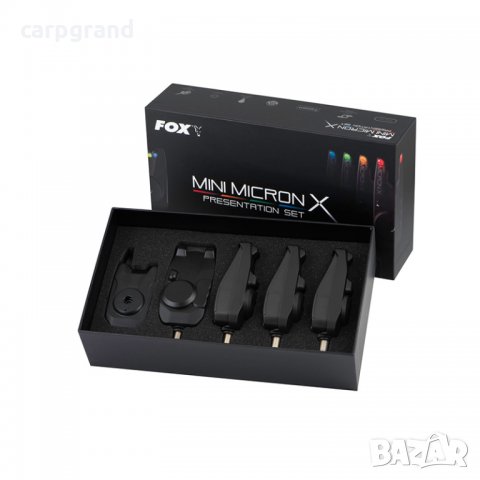 Сигнализатори Fox Mini Micron X 4 rod set, снимка 1 - Въдици - 31016105