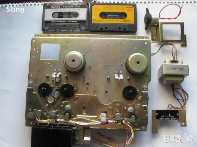 SANYO  Части  - Платка , Трансформатор , Механика Касети  и др., снимка 3 - Радиокасетофони, транзистори - 48617761