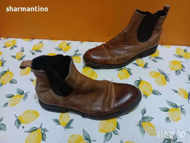 Tommy Hilfiger N 42 кожени - 34 лв, снимка 4 - Дамски боти - 51974933