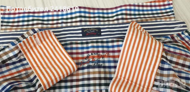Paul & Shark  Cotton Mens Size 41 M - L ОРИГИНАЛ! Мъжка Риза!, снимка 9 - Ризи - 51821898