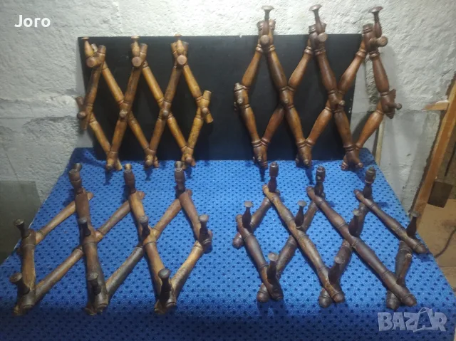 стари дървени закачалки, снимка 2 - Закачалки - 56349896