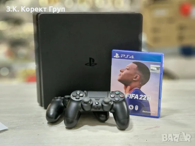 Playstation 4 Slim 1TB / 2 КОНТРОЛЕРА + FIFA 22