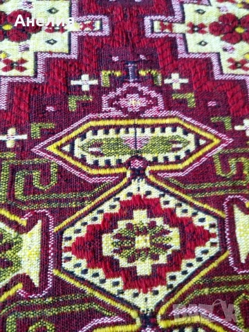 Вълнено жакардов килим , снимка 2 - Други - 53227977