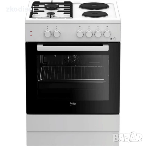 Комбинирана печка BEKO FSE 64010 DW, снимка 1