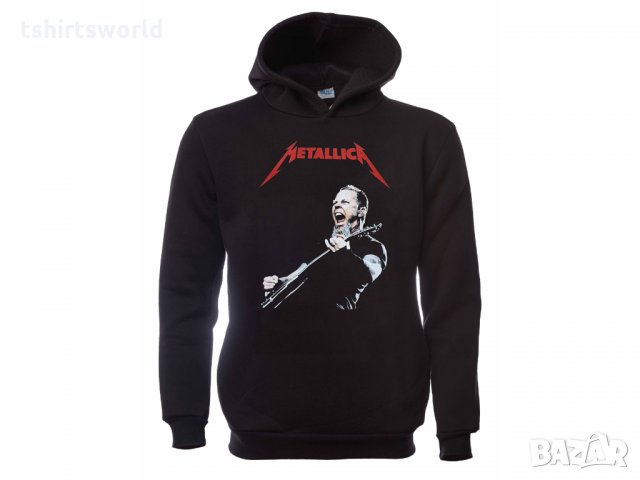 Нов мъжки суичър с дигитален печат на музикалната група Metallica (Металика), снимка 10 - Суичъри - 31757750