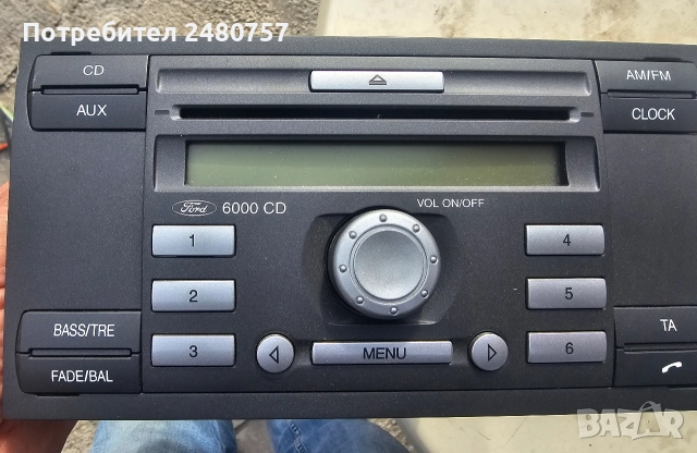 Касетофон +CD ФОРД ТРАНЗИТ, снимка 2 - Радиокасетофони, транзистори - 52973490