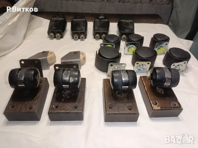 Лот колелца и крака за мебели, снимка 7 - Други - 56066328