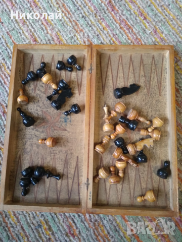 Дървен шах , снимка 3 - Шах и табла - 44728264
