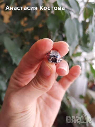 Сребърен талисман за гривна Пандора , снимка 3 - Гривни - 31171234