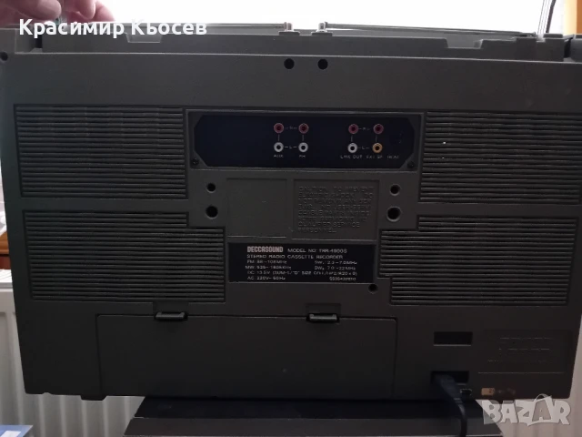 DECCASOUND TRK-4900S, снимка 5 - Радиокасетофони, транзистори - 50837014