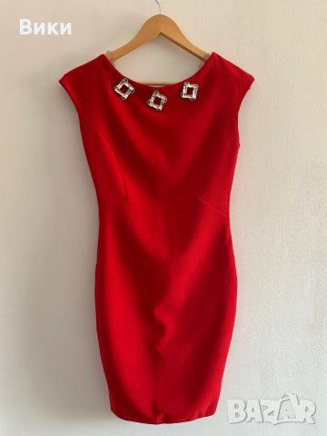 Fervente красива червена рокля, снимка 5 - Рокли - 29085333