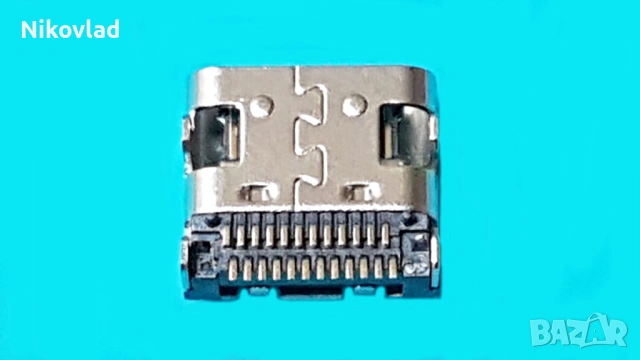 Букса (конектор)  USB-3.1 SMT USB Connector Type C (16 pin), снимка 2 - Резервни части за телефони - 32975828