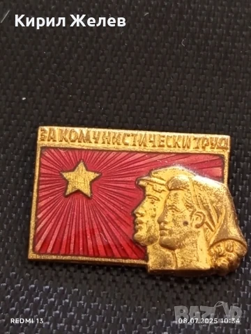 Две значки ЗА КОМУНИСТИЧЕСКИ ТРУД - СТРОЙМ ЗА РОДИНАТА от соца за КОЛЕКЦИЯ 39244, снимка 3 - Колекции - 50946909