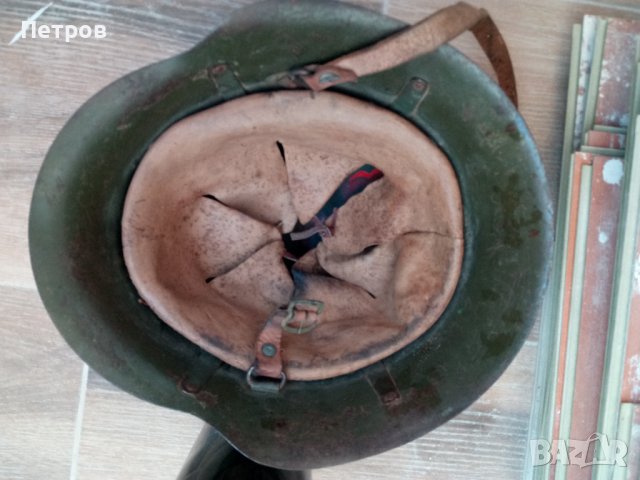 Продавам стара военна-рокерска каска, снимка 3 - Антикварни и старинни предмети - 37303588