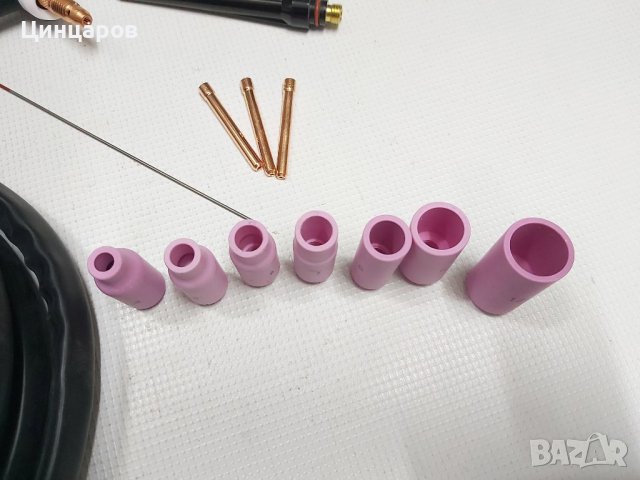 TIG/WIG аргон шланг дължина 4м.резбова връзка машина, снимка 3 - Други машини и части - 40448224