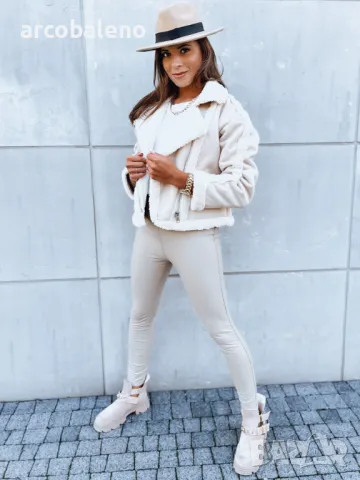 PLAYDIVA Дамско кожено яке, 2цвята , снимка 3 - Якета - 47750792