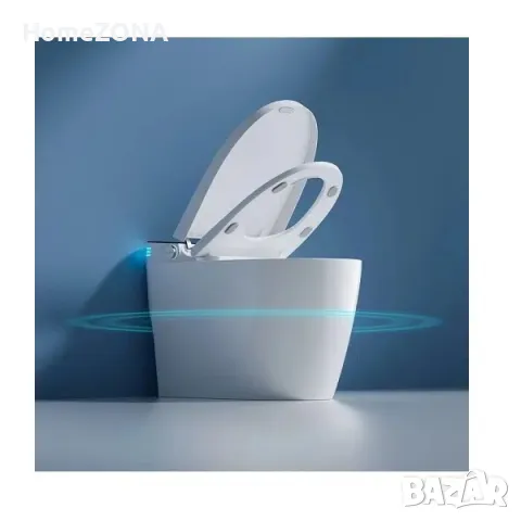 Смарт тоалетна с биде Elite Pro, с функция подгрев и масаж, черен-бял, снимка 4 - Други - 49451380