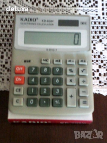 Калкулатор Kadio KD-808V, снимка 3 - Друга електроника - 30558079