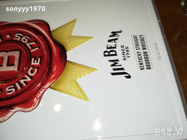 JIM BEAM-МЕТАЛНА КУТИЯ 3011210856, снимка 8 - Колекции - 34973564