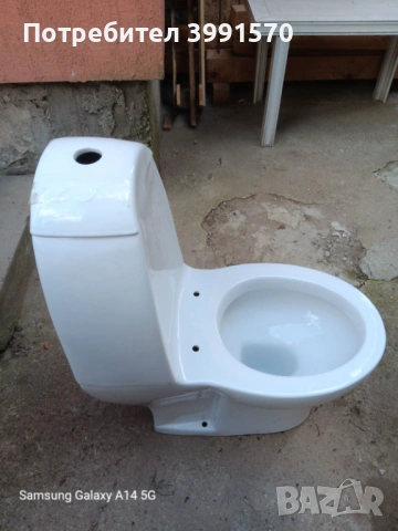  Нова тоалетна чиния моноблок със седалка, снимка 4 - Други стоки за дома - 54020964