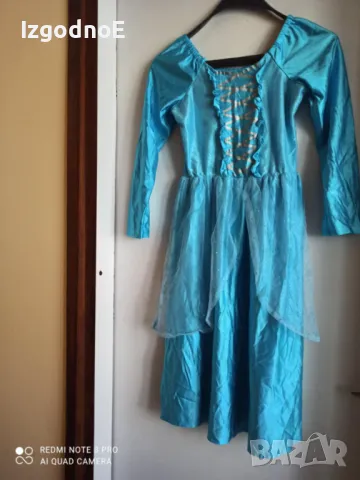 8-10г Карнавална рокля Елза и Анна замръзналото кралство Frozen 