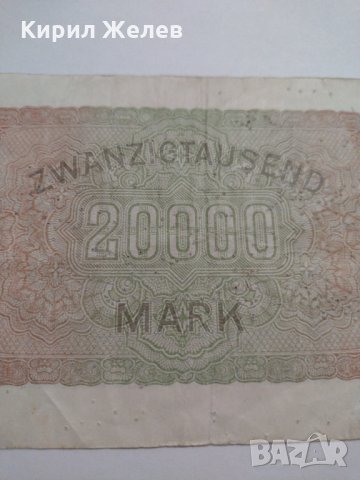 Райх банкнота - Германия - 20 000марки / 1923 година - 17992, снимка 9 - Нумизматика и бонистика - 31024601