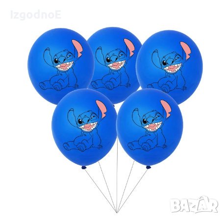  Парти балони Лило и Стич - Lilo and Stitch, снимка 7 - Други - 42797600