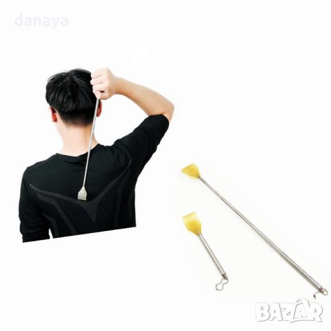 3953 Чесалка за гръб масажор с телескопична дръжка, снимка 5 - Други стоки за дома - 42889436