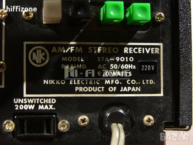 РЕСИВЪР   Nikko sta-9010 , снимка 11 - Ресийвъри, усилватели, смесителни пултове - 33868983