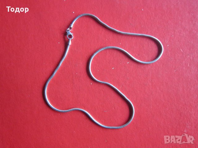 Уникална сребърна верижка верига ланец 925, снимка 5 - Колиета, медальони, синджири - 35101790