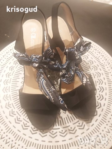 Елегантни дамски токчета сандали CH Creation, 41 номер, снимка 11 - Дамски обувки на ток - 35231192