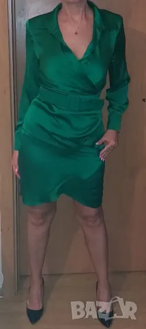 Официална сатенена рокля Fervente , снимка 3 - Рокли - 47777441