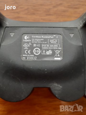 logitech cordless rumblepad 2, снимка 3 - Аксесоари - 29701718